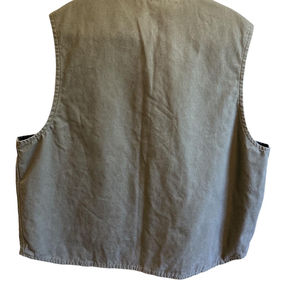 Men’s Carhartt Vest, size 2X, army green, like new in great condition. - Picture 4 of 5